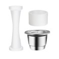 thumbnail image 2 of Cápsula de Plateada, Cápsulas Recargables de Cápsulas Reutilizables de 20 Ml, Cápsulas de Compatibles con Acero Inoxidable, para en Cas Estilo 3 Macarena monodosis de café de acero inoxidable, 2 of 8