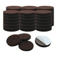 thumbnail image 1 of Almohadillas de Muebles de Fieltro Redondas para el Hogar 40pcs Protector de Suelo para Patas de Sillas Marrón Oscuro 19 x 5mm, 1 of 7