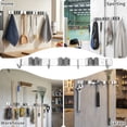 Broom Holder Wall Mount, HeavyDuty Stainless Steel High Strength Anti