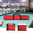 thumbnail image 6 of Vsenkes Billiards Pool Cue Case Billiards Supplies Oxford Cloth Wear Resistant Pouch Red, 6 of 9