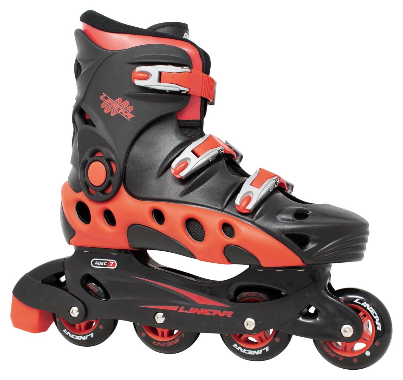 Linear Durango White & Blue Inline Skates in-line Roller Skate Blades | Pain-Free True-Fit | Non-Slip Wheels | for Men, Women, Boys, Girls