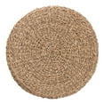 thumbnail image 4 of bali & pari Wickham Modern Bohemian Natural Brown Seagrass Ottoman Footstool, 4 of 7