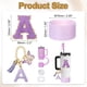 thumbnail image 2 of Juego de accesorios para taza Uxcell para vaso con asa, que incluye cubierta de silicona para popote, bota, tapón a prueba de derrames, encanto de asa, etiqueta de iniciales letra A, 2 of 7