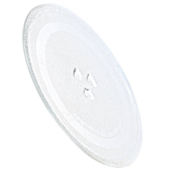 Microwave Glass Turntable 24.5cm Y-Base Heatproof Rotating Plate Dishwasher Safe Replacement