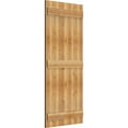 thumbnail image 2 of 26 7/8"W x 61"H TimberCraft Five 5 3/8" Boards Joined Board-n-Batten Shutters, Rough Sawn Western Red Cedar (Per Pair), 2 of 13