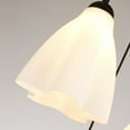 thumbnail image 3 of Kiven H-Type Track Lighting, 3-Light Modern Halo Track Pendant Light with Glass Shade, Track Light Pedant with 39.4" Cord for Bedroom Kitchen Island Home Lighting, 3 of 7