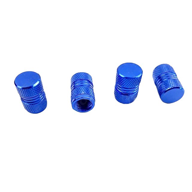 Accesorios Para Coches Recambios De Automóvil Productos 4 Packs Car Tire Aluminum Alloy American Valve- Cap Universal Dust-cap Dust- Cap Valve- Cap