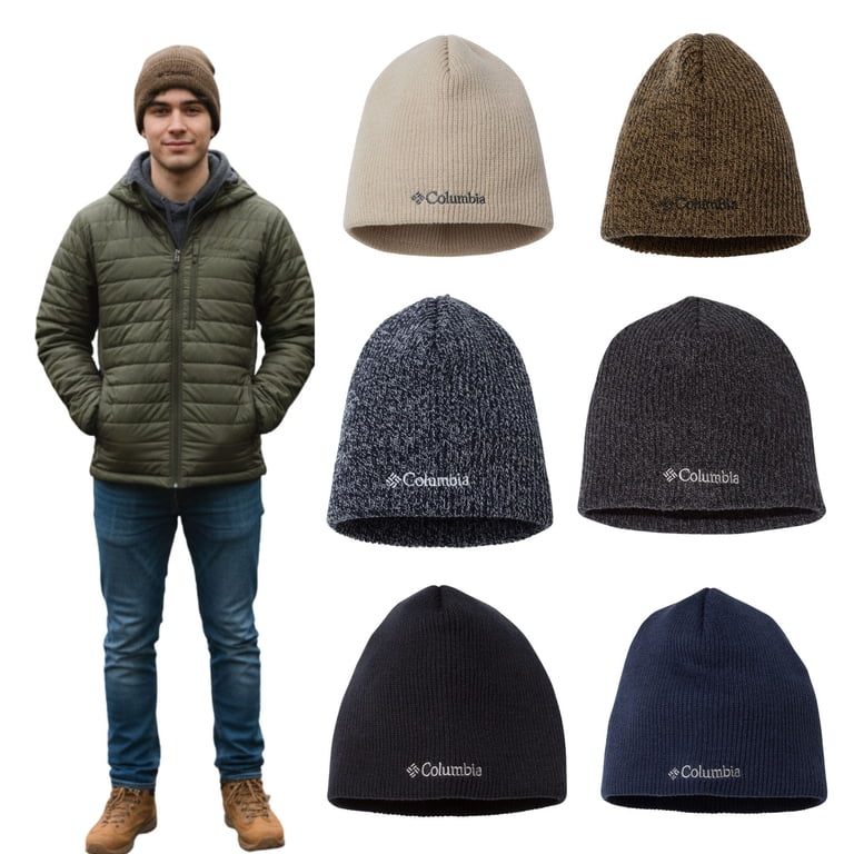 Soft Acrylic Fleece Beanie Hat One Size Unisex Winter Thermal Helii Fleece Lined Slouchy Beanie Hat for Men Women, Winter  main image 3