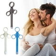 thumbnail image 4 of Lube Applicator Syringe Precise Scales 6.5” Personal Lubricant Shooter with Air-Proof Silicone Cap, 4 of 9