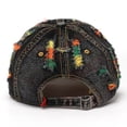 thumbnail image 5 of Peichun Retro Ripped Distressed Denim Hats for Men Women Casual Style Distressed Brim Baseball Caps with Curved Visor Unisex Adjustable Comfort Soft Top Sun Hats Navy1 One Size, 5 of 7