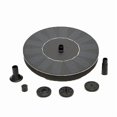 thumbnail image 1 of 2xMini Solar Fountain Pump Bird Bath 4 Nozzles Included_Perfect Gift, 1 of 5