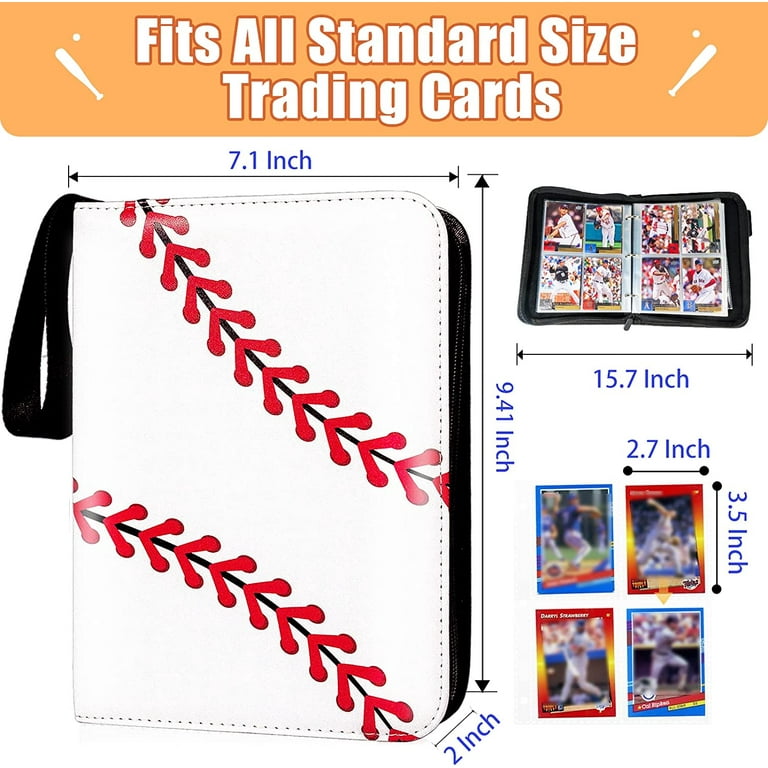 small baseball card binder Amazon.com: Card Binder, 9 Pocket Trading Card Album Folder,20 Pages, 360  Card Capacity Sports Card Binder, Premium Card Binders Compatible with MTG,  TCG, Baseball Cards (Black) : Toys & Games