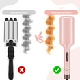 thumbnail image 5 of Aima Beauty 2 Barrel Hair Crimper, 1.25 inch Twins Mermaid Hair Waver, 30S Heats Up Crimper Hair Iron, Pink, 5 of 10