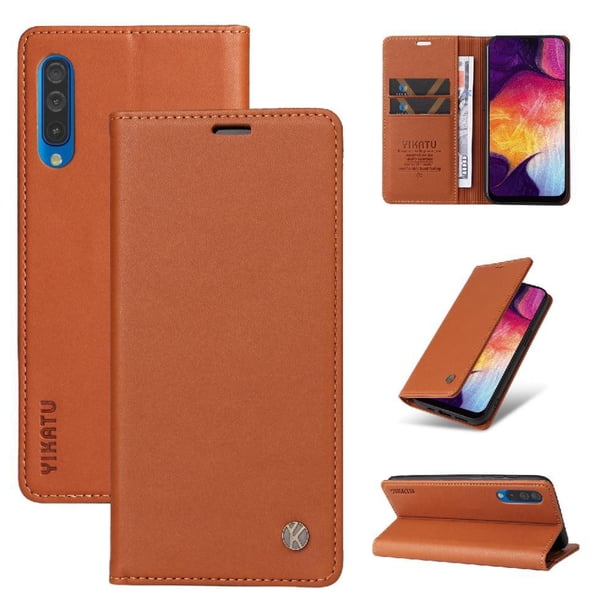 Funda para Samsung Galaxy A50/A30S/A30S Estuche de Cuero PU Tipo Cartera con Ranuras para Tarjetas y Cierre Magnético