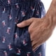 thumbnail image 3 of Pantalón de Pijama para Dormir de Hombre IZOD Lite Touch Fleece, Azul Marino/Barco, Extra Grande, 3 of 5