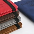 thumbnail image 4 of Minnieouse Porta pasaporte de viaje con bloqueo RFID con banda elástica, organizador de billetera, estuches para documentos, estuche para billetes Unisex Carteras Gris claro Minnieouse AP011456-03, 4 of 6