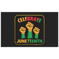 thumbnail image 2 of Colorful Design Juneteenth Celebration Hands Banner Vibrant Colors Freedom Decoration for Cultural Event Indoor Display Outdoor Gathering, 2 of 4