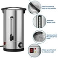 thumbnail image 2 of QinaQin Commercial Coffee Maker – Large Stainless Steel Electric Coffee Maker, Double-Insulated, with Filter Basket – Suitable for Buffets, Catering Services, Parties, Weddings, and Business Events, 2 of 8