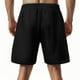 thumbnail image 5 of pstuiky Pantalones cortos deportivos, Pantalones cortos de trabajo de pierna recta, holgados y cómodos, de color liso, a la moda y para tiempo libre para hombre, 5 of 6
