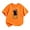 0#Orange353, variant on Lullu Toddler Girls Cute Halloween T-Shirt Soft Short Sleeve Tshirt Top Graphic Tee, Black