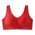 thumbnail image 2 of Antinious Women Plus Size Wireless Bras Push Up Sports Backless Breathable Everyday, 2 of 5