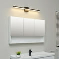 thumbnail image 4 of Jensen 36" 39W Dimmable LED Integrated Matte Black Vanity Light with Frosted Diffuser, 91004393, 4 of 6
