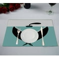 thumbnail image 1 of EREHome big fish devouring a ship Placemat Table Mat Cup Mat 12x18 inch,Set of 2, 1 of 2
