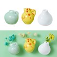 thumbnail image 2 of Funny Mini Jarrón Magnets Vase Forra Set 3D Ceramic (D), 2 of 9