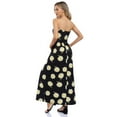 thumbnail image 2 of Women's Summer Bohemian Floral Printed Strapless Beach Party Long Maxi Dress, 2 of 2