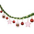 thumbnail image 2 of 2024 Christmas Rattan Decoration Christmas Scene Decoration Hanging Decorations Pendant, 2 of 6