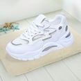 thumbnail image 3 of Zapatos para caminar para mujer, zapatillas de deporte versátiles antideslizantes a la moda, zapatos deportivos para mujer, zapatos de gimnasio para Blanco 37 Fernando zapatillas de deporte de mujer caminando, 3 of 8