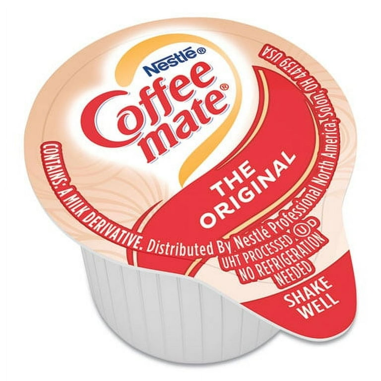Liquid Coffee Creamer, Original, 0.38 oz Mini Cups, 50/Box Liquid Coffee Creamer, Original, 0.38 oz Mini Cups, 50/Box
