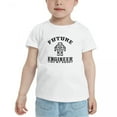 thumbnail image 2 of Future Engineer Like Daddy Funny Toddler T Shirts for Boys Girls (White, 2T), 2 of 5