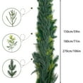 thumbnail image 3 of 6ft Real Touch Christmas Garland, Artificial Norfolk Pine Cypress Greenery for Mantle, Stairs, Table, Indoor Outdoor Holiday Decor, Xmas Home Decoration, 3 of 8