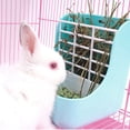 thumbnail image 3 of Rabbit Food Bowl,Guinea Pig Food Bowl,2 in 1 Hanging Automatic Rabbit Feeder Dispenser, Hay Feeder, 3 of 5