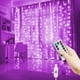 thumbnail image 3 of Guirnalda de cortina USB para ventana, luces LED de cadena, adorno de hadas, control remoto, decoraciones de boda para Navidad, para la habitación del hogar, 3 of 5