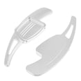 thumbnail image 3 of Pair Silver Tone Steering Wheel Shift Paddle Shifter Cover for Audi A3 A4L A5 A8 S3 S5 Q5 R8 Q7 TTS Aluminum Alloy, 3 of 6