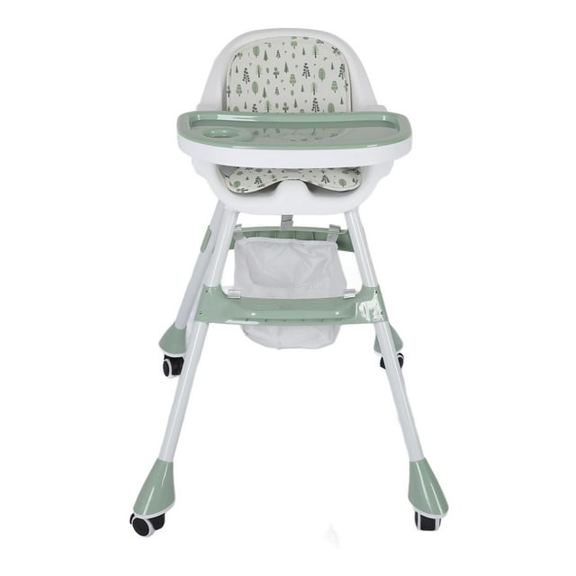 Silla alta para bebé, trona plegable para bebé, trona plegable para bebé, trona para alimentación de bebé, características de vanguardia