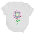 thumbnail image 4 of Leisuo Summer of School Shirt for Women Shirts Teacher T-Shirt Graphic Tees white, 4 of 4