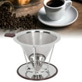 thumbnail image 1 of Filtro de Café de Acero Verter inoxidable Sobre Driptiva Reusable Con Pantener 1-4 Tace, 1 of 7