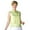 Lime Meringue/White, variant on Monterey Club Ladies Polyester PD Jersey Moisture Wicking Fashion Sleeveless Sport Golf Polo Shirt #2545