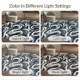 thumbnail image 7 of ODIKA 8'x10' Washable Area Rug Durable, Non-Slip Long Abstract Brushstroke Interlocking Wave Motif Accessories Navy Flowing for Living Room, Under Sectional, Family, 7 of 7