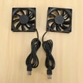 thumbnail image 2 of Ventilateur USB 80mm 5V 80mm 8cm 8015 Sans Balais Ventilateur de Refroidissement pour PC Routeur d'Ordinateur 4 Pcs, 2 of 8