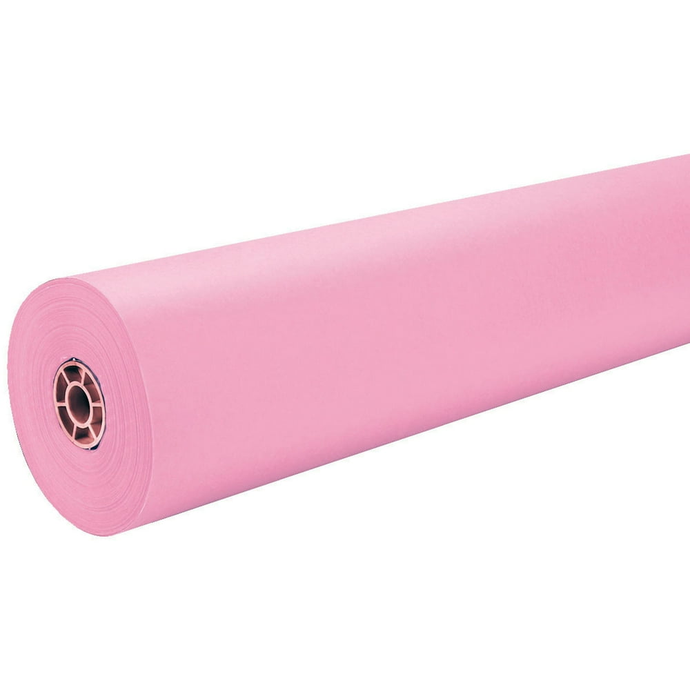 Pacon® Rainbow® Colored Kraft Paper Roll, 36" x 100', Pink - Walmart