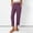 🔥 Purple, variant on Sentmoon Casual Pants for Women Solid Color Elastic Waist Petite Linen Pants for Women Oversized Relaxed Fit Beach Vacation Clothes for Women with Pocket for Summer and Hot Weather