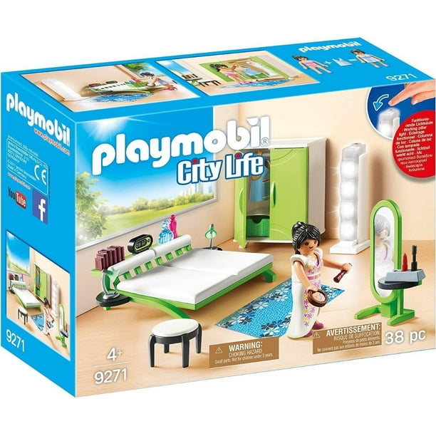 Playmobil chambre d'enfant arc-en-ciel