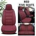 thumbnail image 2 of Funda protectora de lino para asiento de coche, para interior de coche, camión, SUV, furgoneta, 2024, 2 of 5
