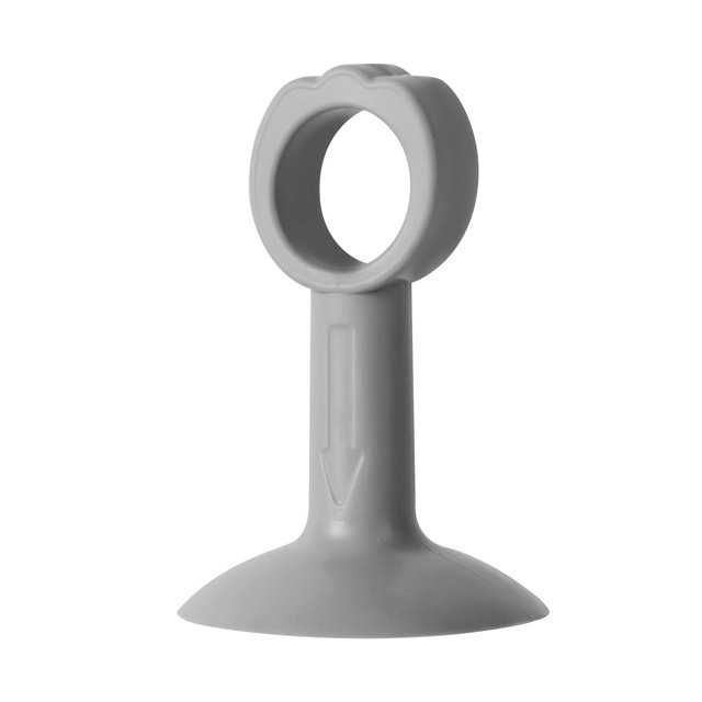 Tope de la puerta Perilla de la puerta del hogar Protector de la puerta Parachoques de la puerta Parachoques Durable Fácil de instalar Gris Soledad Tope de puerta