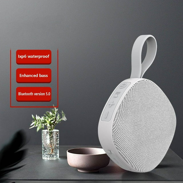 Cameland Haut-Parleur Bluetooth Portable Radio Fm Art en Tissu Sans Fil