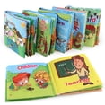 thumbnail image 3 of Gwong Juguete Bebé niños verduras letras de animales cognición temprano de tela educativa de juguete Gwong 21020306, 3 of 7